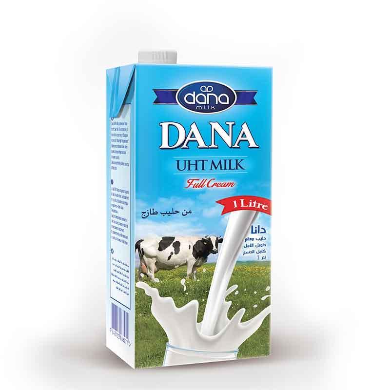 由新鲜牛奶制成的全脂高温灭菌乳 dana dairy group