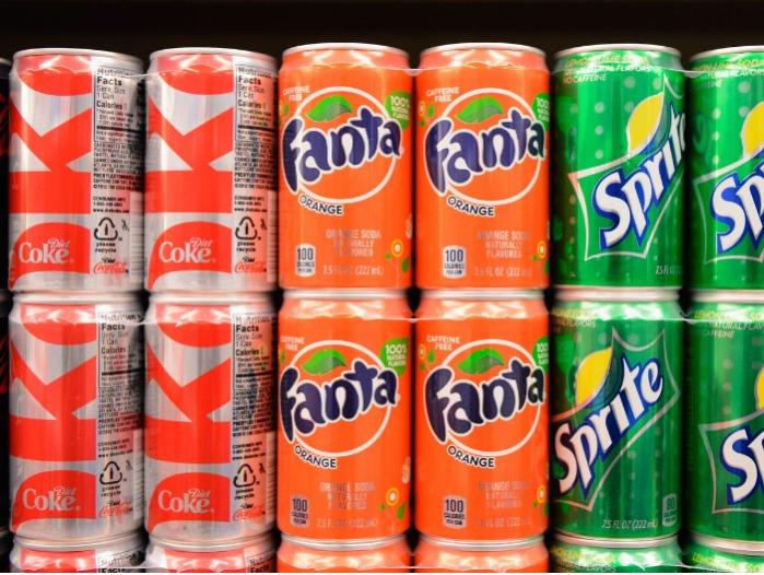Coca Cola , Fanta , Sprite , Pepsi and many other soft drink